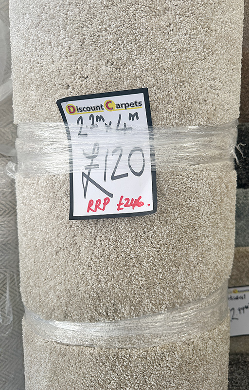 Carpet remnant in stock